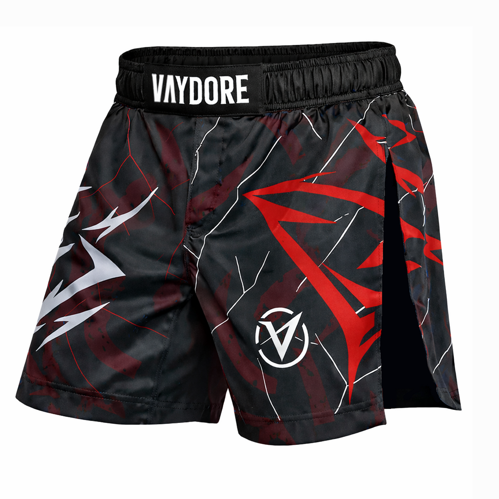 Vaydore Fight Shorts - Red